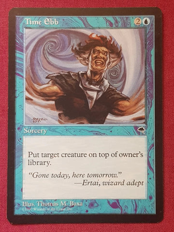"Time Ebb" - Magic The Gathering Card - Tempest