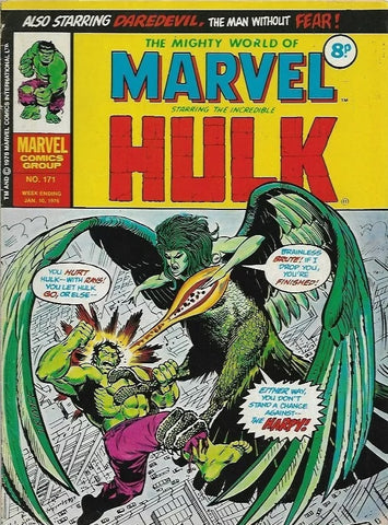 Mighty World of Marvel #171 & #172 - Marvel Comics - 1976