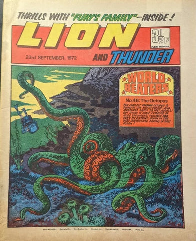 Lion 23rd September 1972 - British Comic