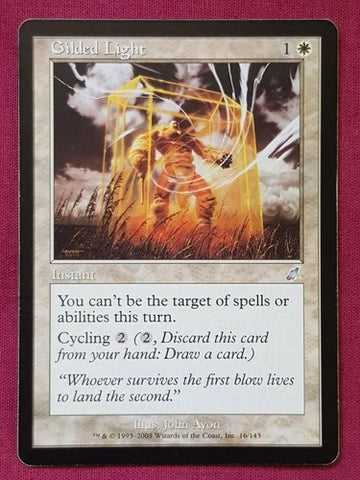 "Gilded Light" - Magic The Gathering Card - Scourge