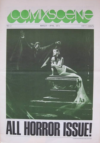 Comixscene #3 - March 1973 - All Horror Issue!