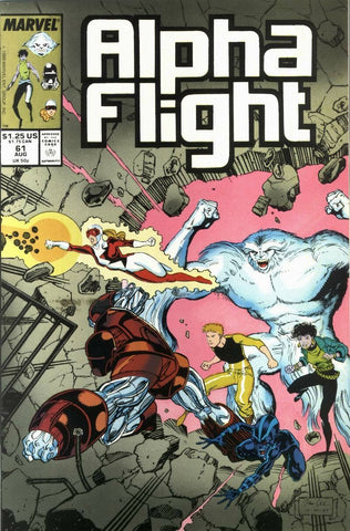 Alpha Flight #61 - Marvel Comics - 1988