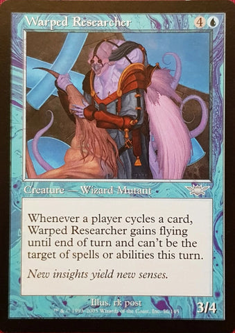 "Warped Researcher" - Magic The Gathering Card - Legions