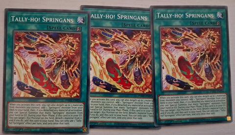 "Tally-Ho! Springans" PHHY-EN054 - Yu-Gi-Oh! - 3x Card Playset - Photon Hypernova