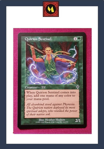 "Quirion Sentinel" - Magic The Gathering Card - Invasion