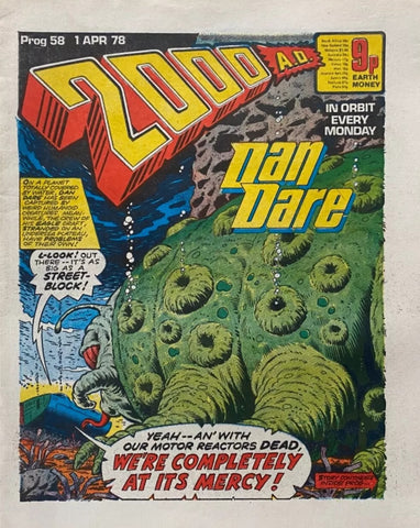 2000AD Comic - Prog #58 - 1st April 1978