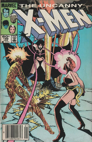 Uncanny X-Men #189 - Marvel Comics - 1985 - Newstand