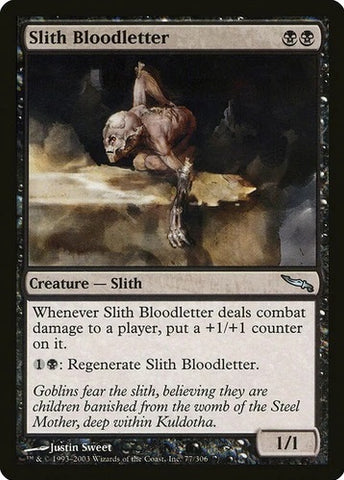 "Slith Bloodletter" - Magic The Gathering - Mirrodin