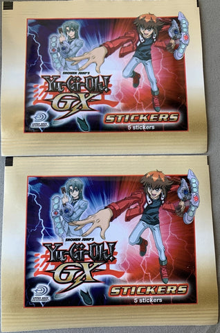 Yu-Gi-Oh GX - Vintage Stickers - 3 Sealed Packs
