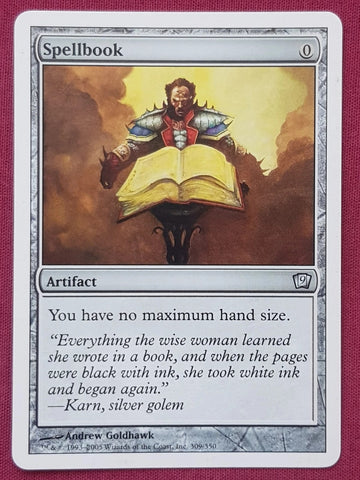 "Spellbook" - Magic The Gathering Card - 9th Edition