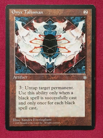 "Onyx Talisman" x4 - Magic The Gathering Card - Ice Age - 4-Card Playset