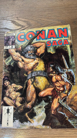 Conan Saga #19 - Marvel Magazines - 1988