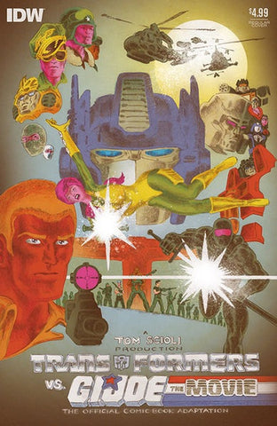 Transformers Vs. G.I.Joe The Movie Official Adaptation - IDW - 2017