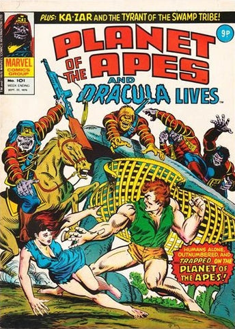 Planet of the Apes #101 - Marvel Comics / British - 1976