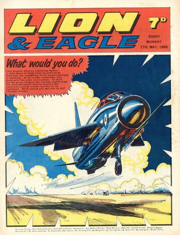 Lion & Eagle x4 - British Comic - 17/5/69, 24/5/69, 31/5/69 & 7/6/69