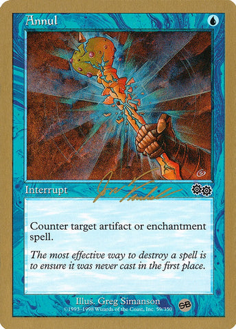 "Annul" - Magic The Gathering Card - Brussels 2000 World Championship