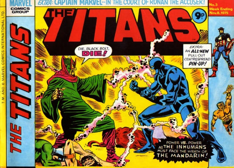 The Titans #3 - Marvel/British Comic - 1975