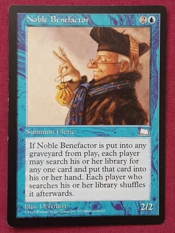 "Noble Benefactor" - Magic The Gathering - Weatherlight