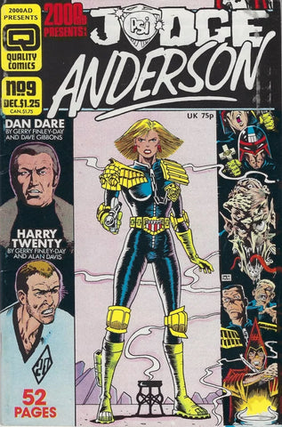 Judge Anderson #9, #10 & #11 - Quality Comics - 1989