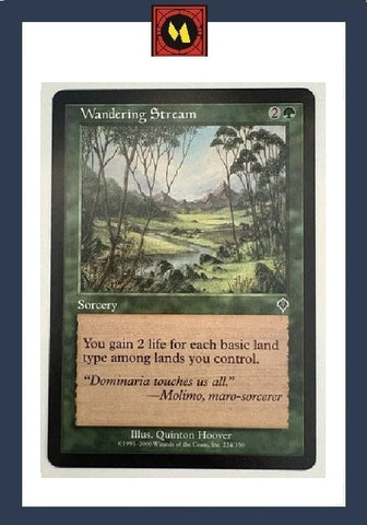 "Wandering Stream" x4 - Magic The Gathering - Invasion - 4-Cards Playset