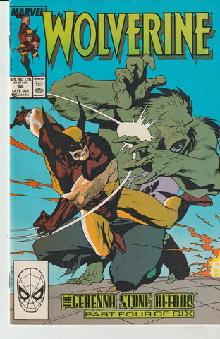 Wolverine #14 - Marvel Comics - 1989