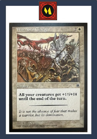 "Warrior's Charge" - Magic The Gathering Card - Portal