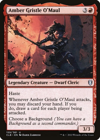"Amber Gristle O'Maul" x4 - Magic The Gathering Card - CLB - 4-Card Playset