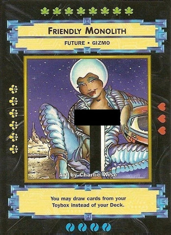 "Friendly Monolith" - Xxxenophile CCG Card