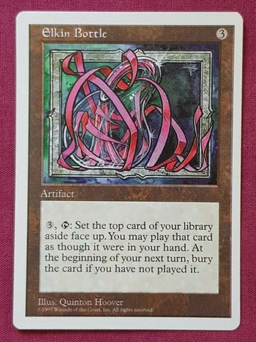 "Elkin Bottle" - Magic The Gathering Card - 5th Edition