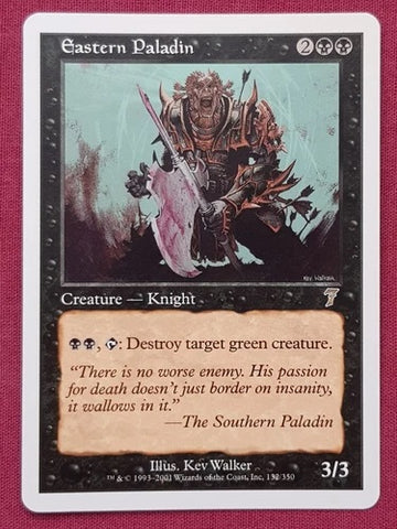 "Eastern Paladin" - Magic The Gathering Card - 7th Edition