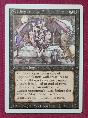 "Nettling Imp" - Magic The Gathering Card - Revised