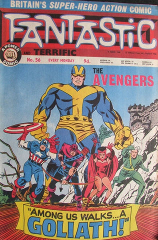 Fantastic Comic #56 - Marvel UK - 1968