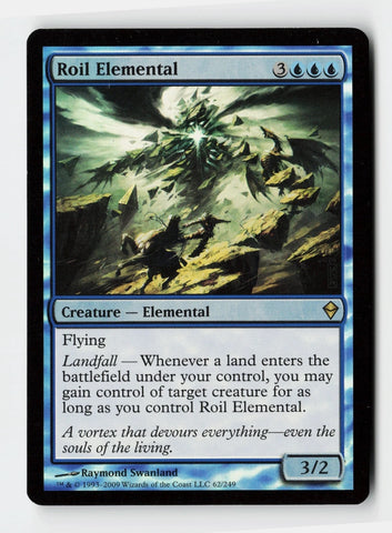 "Roil Elemental" - Magic The Gathering Card - Zendikar
