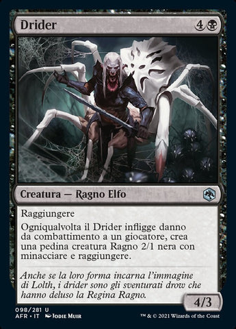 "Drider" - Magic The Gathering Card - AFR