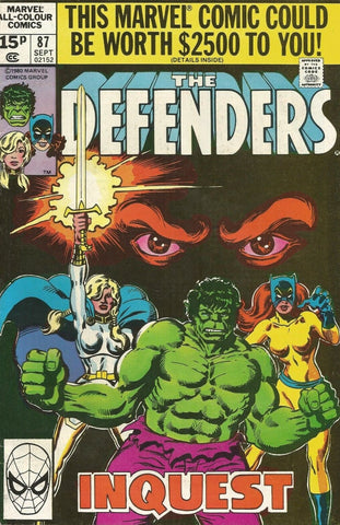 The Defenders #87 - Marvel Comics - 1979
