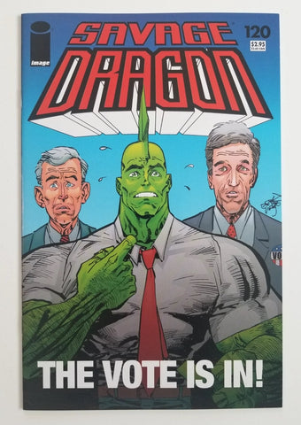 Savage Dragon #120 - Image Comics - 2005 - Bush/Kerry
