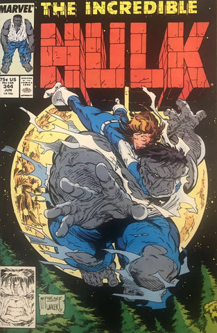 Incredible Hulk #344 - Marvel Comics - 1987