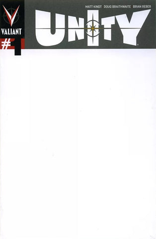 Unity #1 - Valiant Comics -  2013 - Blank Variant