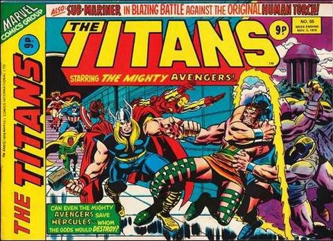 The Titans #55 - Marvel / British Comics - 1976