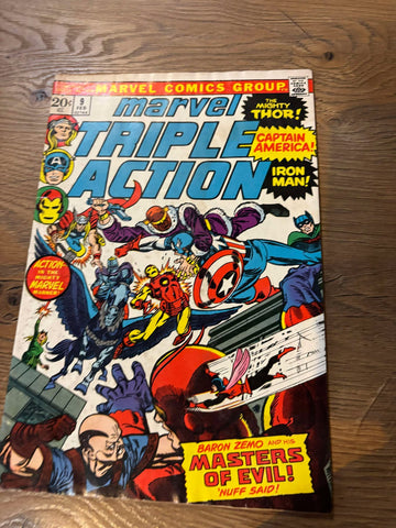 Marvel Triple Action #9 - Marvel Comics - 1973