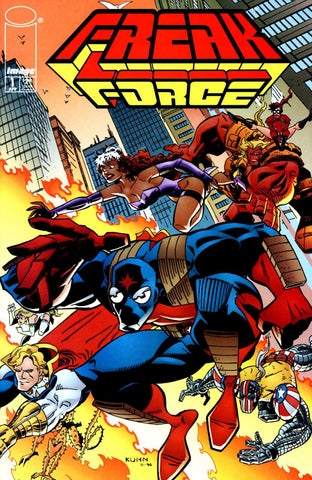 Freak Force #1 2 3 (LOT 3x Comics) - Image Comics - 1997
