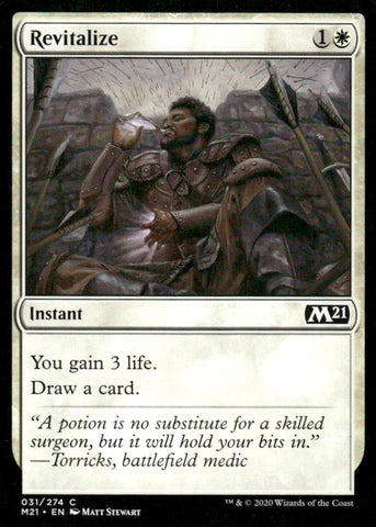 "Revitalize" x4 - Magic The Gathering Card - M21 - 4-Card Playset