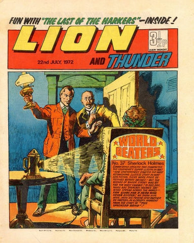 Lion & Thunder x5 - British - 22/7/72, 29/7/72, 5/8/72, 12/8/72 & 19/8/72