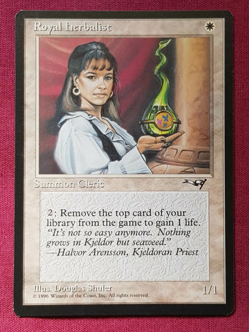 "Royal Herbalist" - Magic The Gathering Card - Alliances