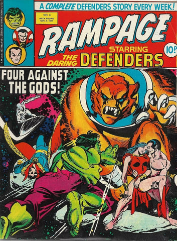 Rampage #4 - #10 (7x Comics RUN) - Marvel / British - 1977