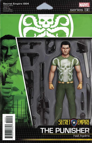 Secret Empire #4 - Marvel Comics - 2017 - Punisher Action Figure Variant