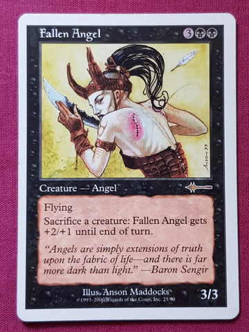 "Fallen Angel" - Magic The Gathering Card - Beatdown