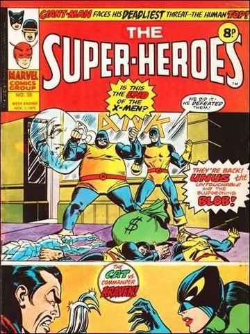 The Super-Heroes #35 - Marvel Comics / British - 1975