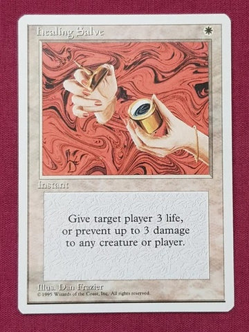 "Healing Salve" x4 - Magic The Gathering - 4th Edition - 4-Card Playset