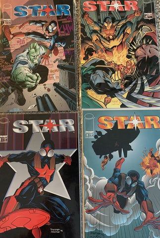 Star Limited Series #1 - #4 (LOT 4x Comics) - Image Comics - 1995